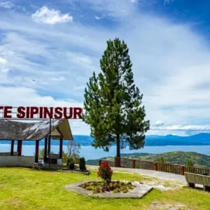 Sipinsur Geosite, Enjoying the View of Lake Toba from a Height in Humbang Hasundutan